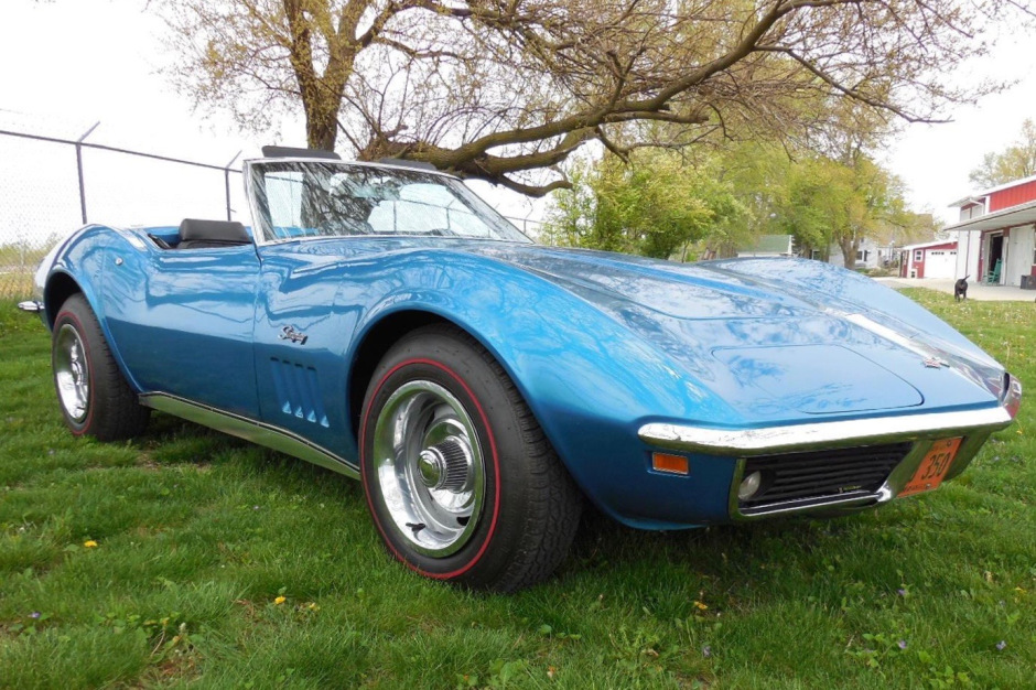 1969 Chevrolet Corvette Convertible L46 350/350 4-Speed – Sesame Cars